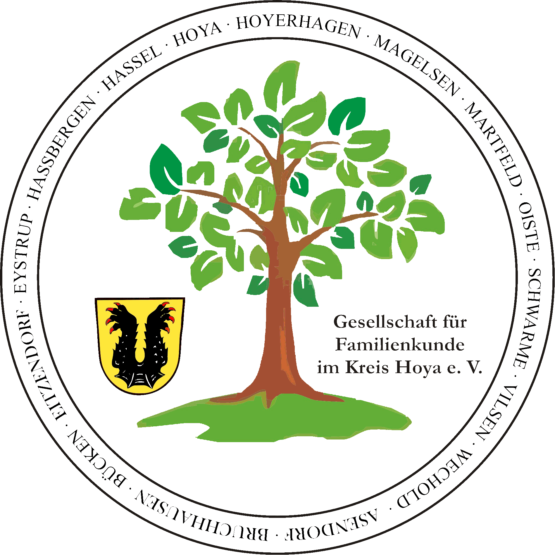 Hier wird das Logo des Vereins gezeigt